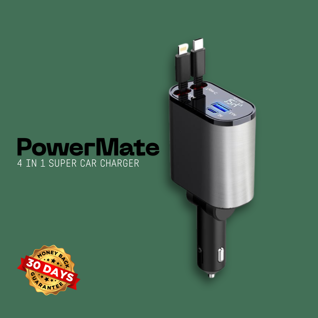 PowerMate 4-in-1 Car Charger