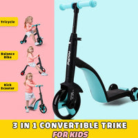 3-in-1 Kids Convertible Scooter