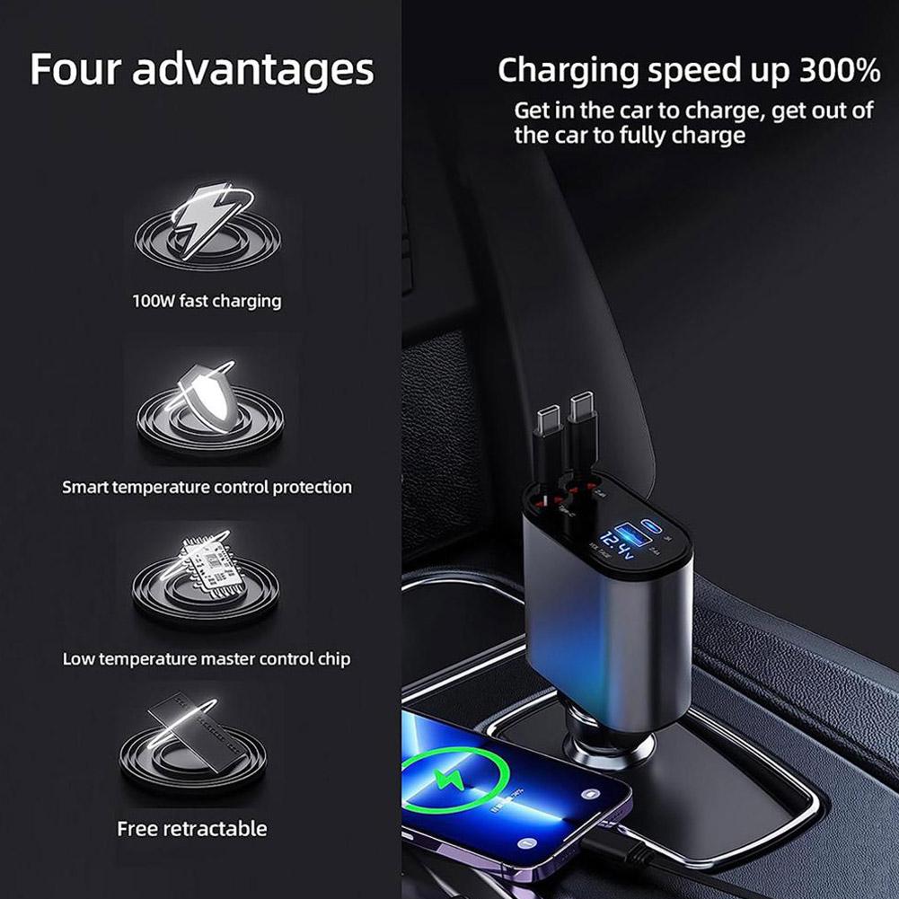 PowerMate 4-in-1 Car Charger