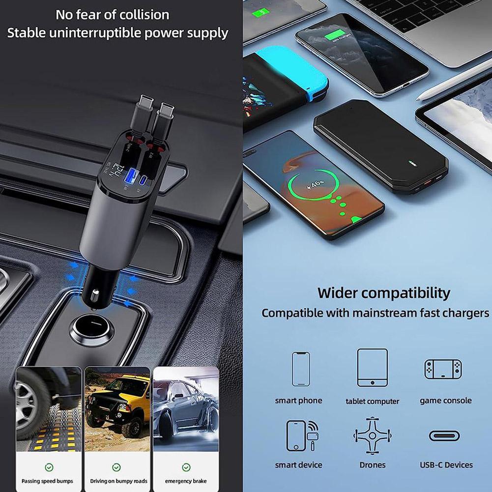 PowerMate 4-in-1 Car Charger